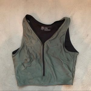 Albion Fit zip swim crop